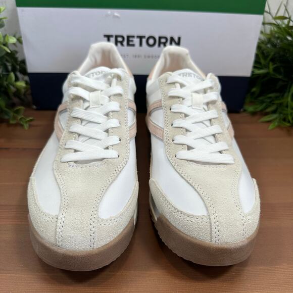 Tretorn Women's Hailey Pink Lace Up Memory Foam Sneakers Size 8 - Picture 3 of 9